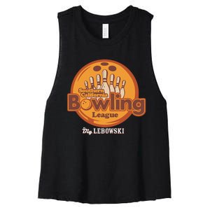 Southern California Bowling League Big Lebowski Women's Racerback Cropped Tank