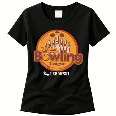 Southern California Bowling League Big Lebowski Womens T-Shirt