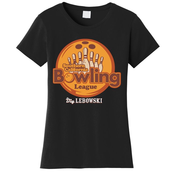 Southern California Bowling League Big Lebowski Women's T-Shirt