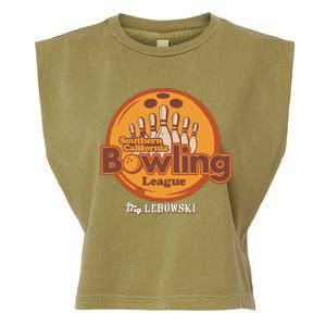 Southern California Bowling League Big Lebowski Garment-Dyed Women's Muscle Tee