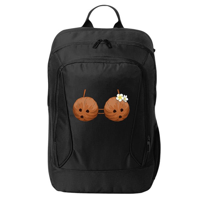 Summer Coconut Bra Halloween Costume Hawaii Aloha Beach City Backpack