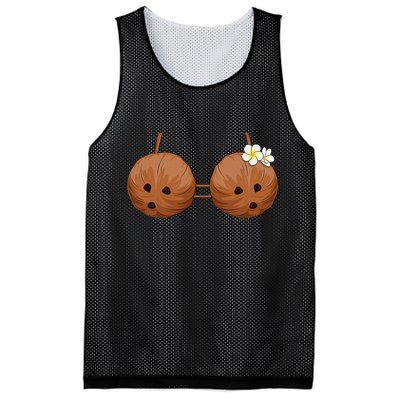 Summer Coconut Bra Halloween Costume Hawaii Aloha Beach Mesh Reversible Basketball Jersey Tank