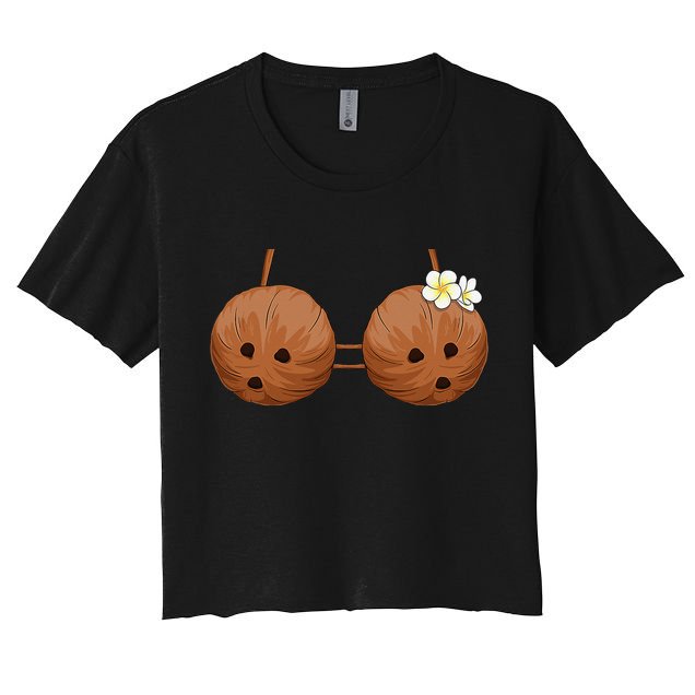 Summer Coconut Bra Halloween Costume Hawaii Aloha Beach Crop Top