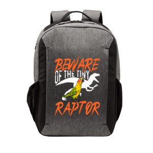 Sun Conure Beware Of The Tiny Raptor Parrot Bird Conure Vector Backpack