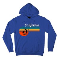 Surf California Beach Vintage Retro Surf Hoodie