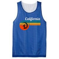 Surf California Beach Vintage Retro Surf Mesh Reversible Basketball Jersey Tank