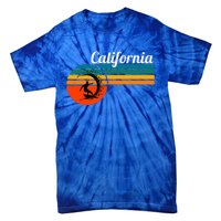 Surf California Beach Vintage Retro Surf Tie-Dye T-Shirt