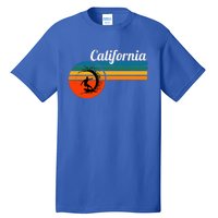 Surf California Beach Vintage Retro Surf Tall T-Shirt