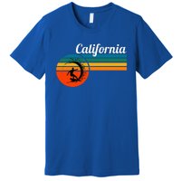 Surf California Beach Vintage Retro Surf Premium T-Shirt