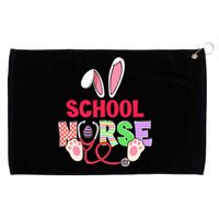 Stethoscope Cute Bunny School Nurse Easter Teacher Grommeted Golf Towel