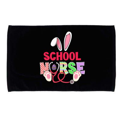 Stethoscope Cute Bunny School Nurse Easter Teacher Microfiber Hand Towel