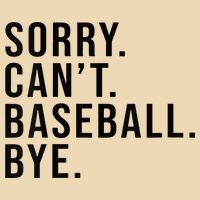 Sorry Cant Baseball Bye Funny Baseball Lover Game Day Vibes Drawstring Bag