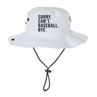 Sorry Cant Baseball Bye Funny Baseball Lover Game Day Vibes Bucket Hat