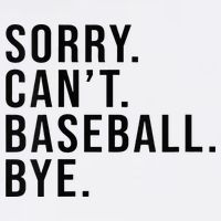 Sorry Cant Baseball Bye Funny Baseball Lover Game Day Vibes Women's Crop Top Tee
