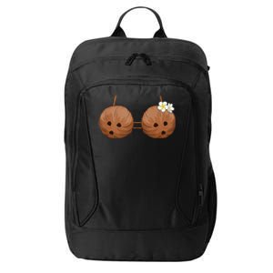 Summer Coconut Bra Halloween Costume Hawaii Aloha Beach City Backpack