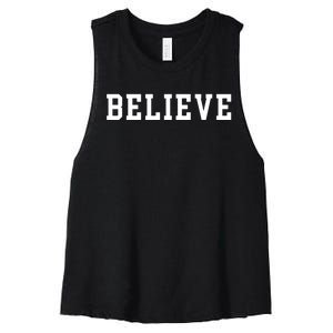 South Carolina Believe Women's Racerback Cropped Tank