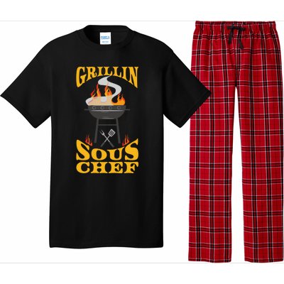 Sous Chef Bbq Grill Smoker And Barbecue Chef Cute Gift Pajama Set