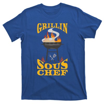 Sous Chef Bbq Grill Smoker And Barbecue Chef Cute Gift T-Shirt