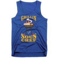 Sous Chef Bbq Grill Smoker And Barbecue Chef Cute Gift Tank Top