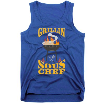 Sous Chef Bbq Grill Smoker And Barbecue Chef Cute Gift Tank Top