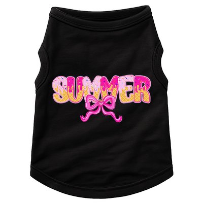 Summer Coquette Bow Ice Cream Summer Vacation Hawaii Beach Doggie Tank