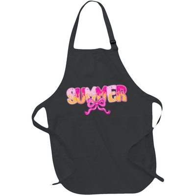Summer Coquette Bow Ice Cream Summer Vacation Hawaii Beach Apron