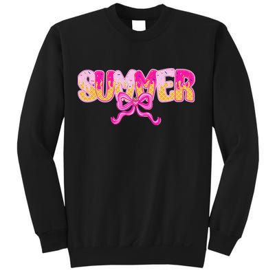 Summer Coquette Bow Ice Cream Summer Vacation Hawaii Beach Sweatshirt