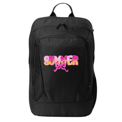 Summer Coquette Bow Ice Cream Summer Vacation Hawaii Beach City Backpack