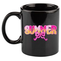 Summer Coquette Bow Ice Cream Summer Vacation Hawaii Beach 11oz C Handle Ceramic Mug