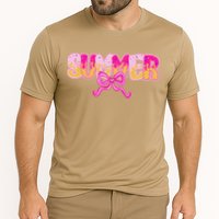 Summer Coquette Bow Ice Cream Summer Vacation Hawaii Beach Cooling Performance Crew T-Shirt