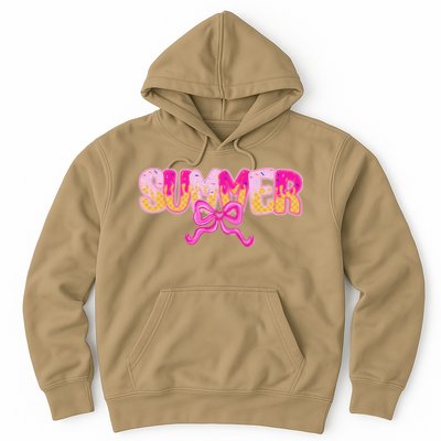 Summer Coquette Bow Ice Cream Summer Vacation Hawaii Beach Hoodie