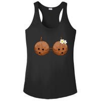 Summer Coconut Bra Halloween Costume Hawaii Aloha Beach Ladies PosiCharge Competitor Racerback Tank