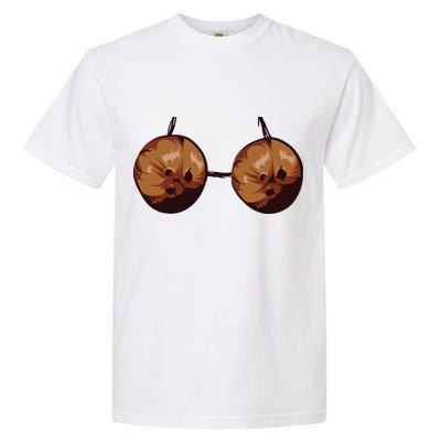Summer Coconut Bra Halloween Costume Shirt Funny Outfit Gift Garment-Dyed Heavyweight T-Shirt