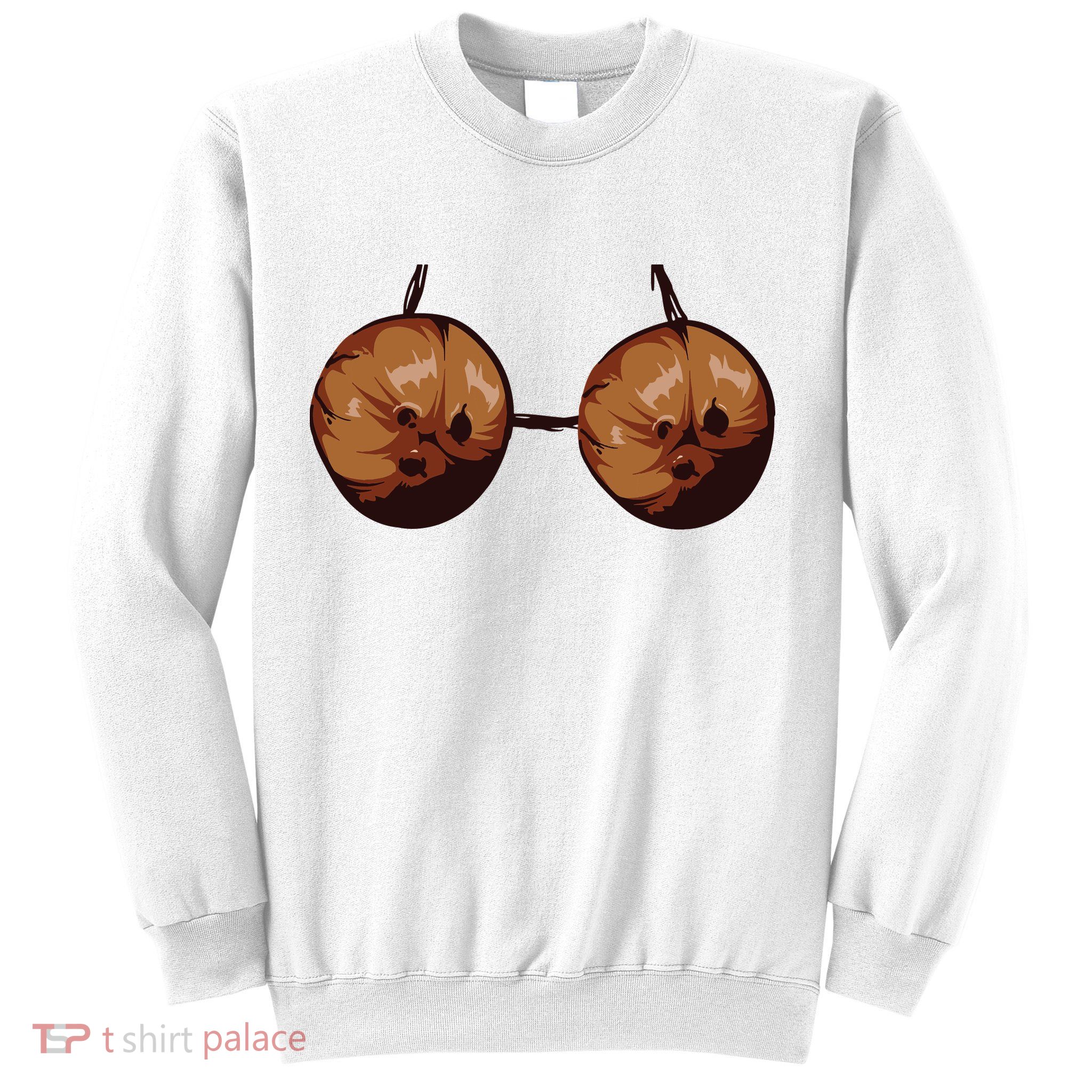 Summer Coconut Bra Halloween Costume Shirt Funny Outfit Gift Sweatshirt