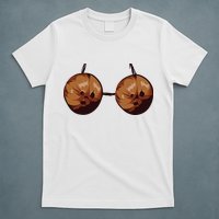 Summer Coconut Bra Halloween Costume Shirt Funny Outfit Gift T-Shirt