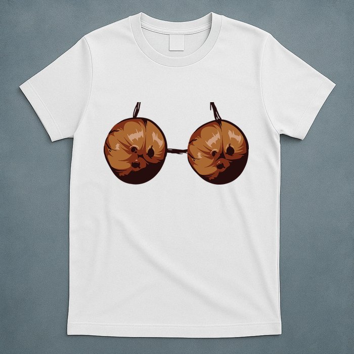 Summer Coconut Bra Halloween Costume Shirt Funny Outfit Gift T-Shirt