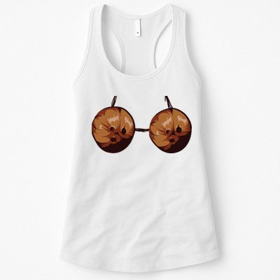 Summer Coconut Bra Halloween Costume Shirt Funny Outfit Gift Womens Tank Top