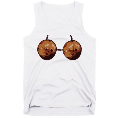 Summer Coconut Bra Halloween Costume Shirt Funny Outfit Gift Tank Top