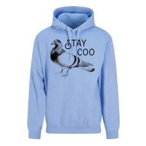 Stay Coo Bird Birding Funny Cool Pigeons Unisex Surf Hoodie