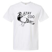 Stay Coo Bird Birding Funny Cool Pigeons Garment-Dyed Heavyweight T-Shirt