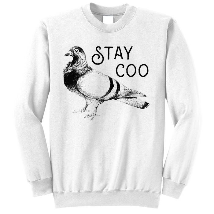 Stay Coo Bird Birding Funny Cool Pigeons Sweatshirt