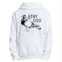 Stay Coo Bird Birding Funny Cool Pigeons Urban Pullover Hoodie