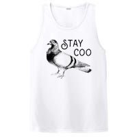 Stay Coo Bird Birding Funny Cool Pigeons PosiCharge Competitor Tank