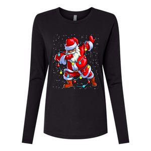 Santa Claus Black Christmas Afro African American Xmas Cool Gift Womens Cotton Relaxed Long Sleeve T-Shirt