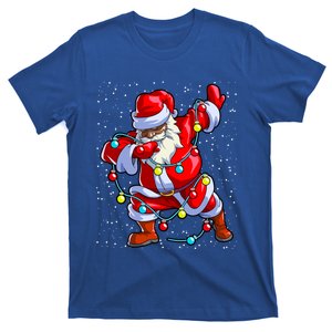 Santa Claus Black Christmas Afro African American Xmas Cool Gift T-Shirt