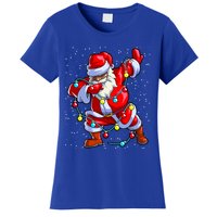 Santa Claus Black Christmas Afro African American Xmas Cool Gift Women's T-Shirt