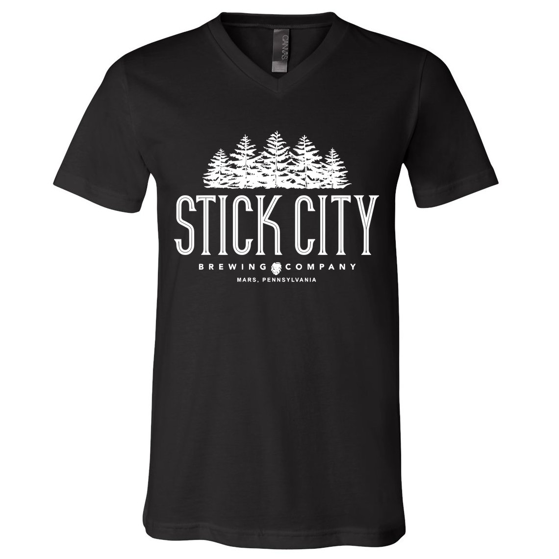 Stick City Brewing Company V-Neck T-Shirt