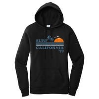 Surf California Beach Retro Sunset Surf 70s Women's Pullover Hoodie