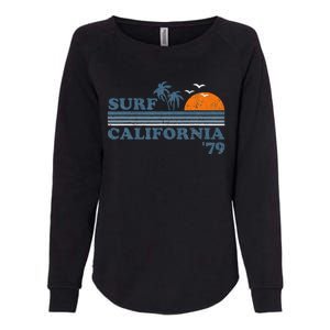 Surf California Beach Retro Sunset Surf 70s Womens California Wash Sweatshirt