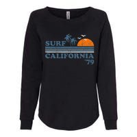 Surf California Beach Retro Sunset Surf 70s Womens California Wash Sweatshirt